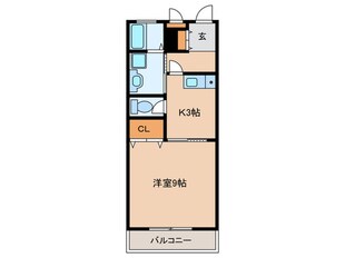 ハイライフ川面の物件間取画像